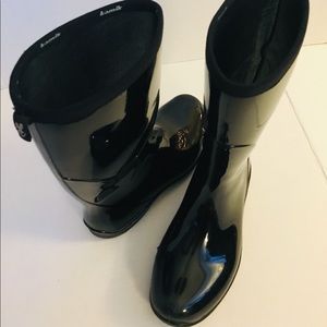 Black Kamik Rain Boots Heidi Sz9